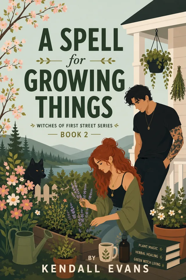 Book cover: A Spell for Growing Things by Kendall Evans